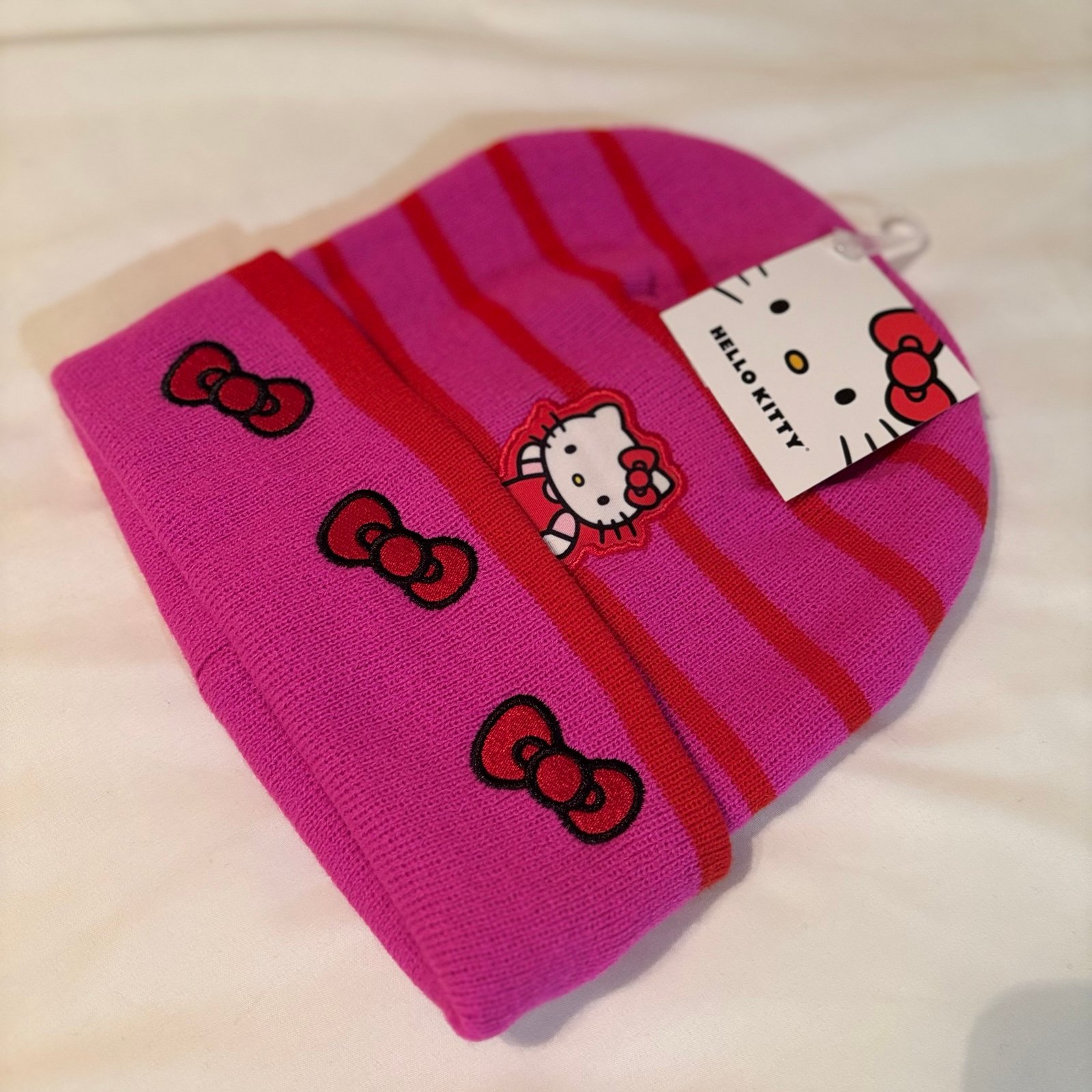NWT Hello Kitty Sanrio OS Beanie Hat