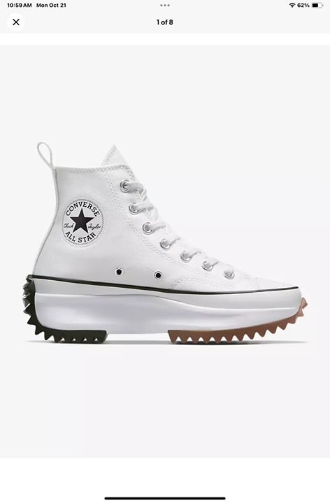 Converse Run Star Hike Platform Unisex Shoes Women’s Size 8 NIB
