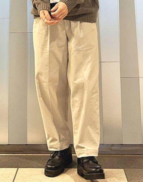 United Arrows BRSH CTN2 PLEATED SLACK PANTS