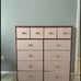12 Drawers Girls Dressers for Bedroom Pink Chest of Drawers with Wood Top