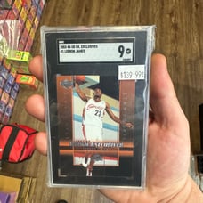 Sgc 9 2003-04 UD RK. EXCLUSIVES #1 LEBRON JAMES Rookie