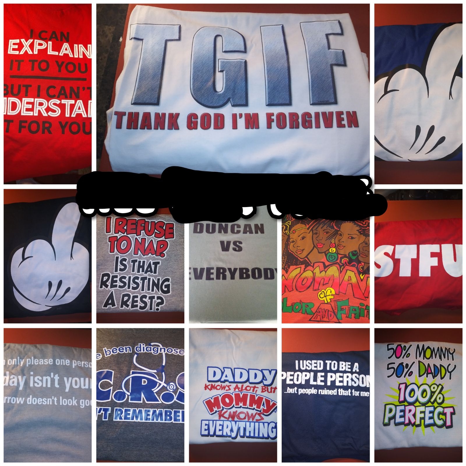 Custom t-shirts