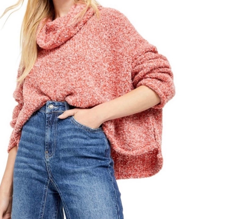 Free People Cowl Neck sweater