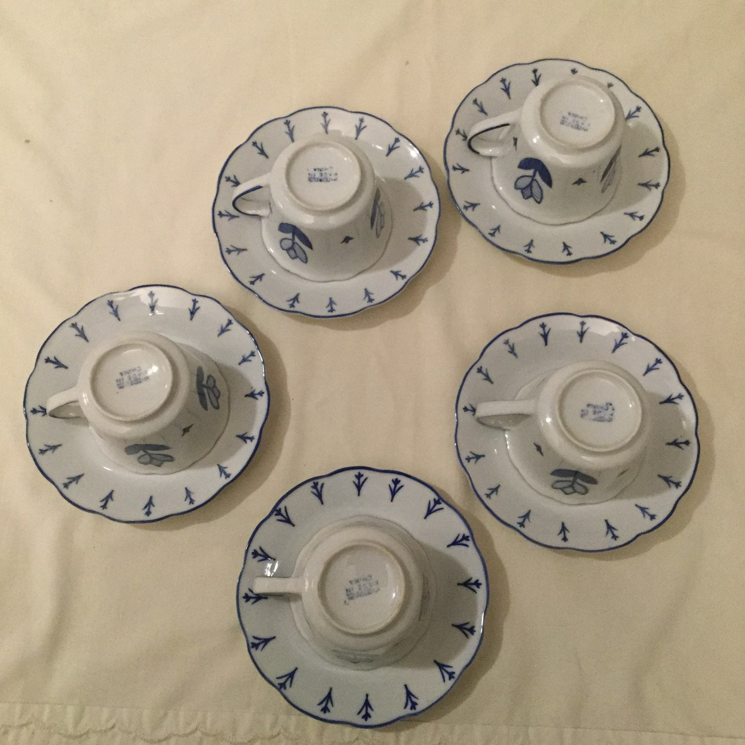 Flower tea set