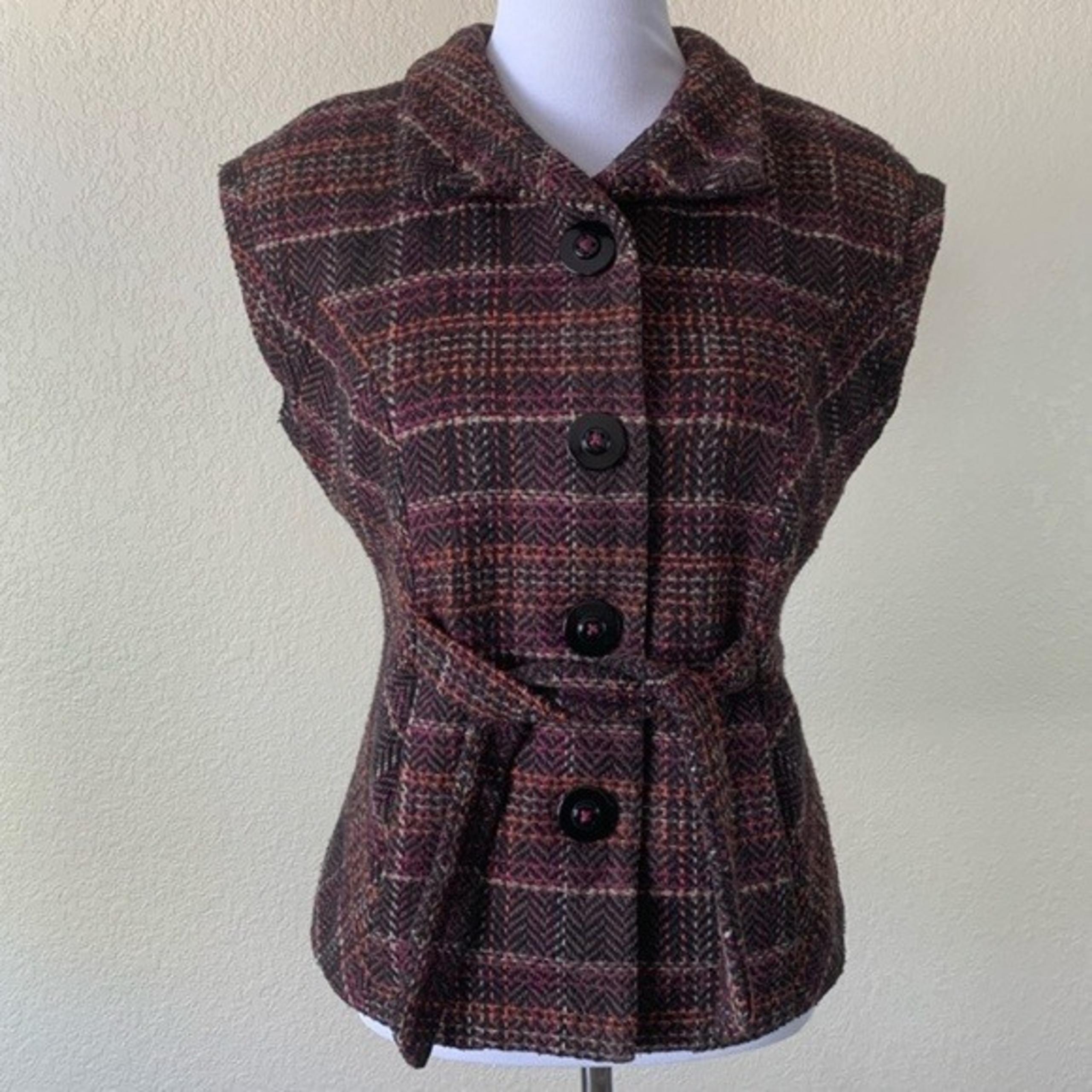 Wool Blend Vest Coat - CAbi