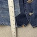 Vintage Levi's Fresh Produce Women's L Denim Jean Vest 1970s Hippie Patchwork