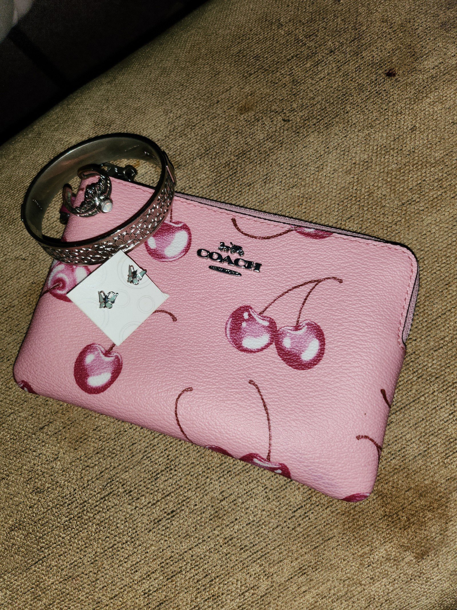 Coach2024 limited edition cherry pattern