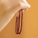 Minimalist 3mm Garnet Bead Healing Meditation Protection Handmade Women Bracelet