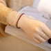 Minimalist 3mm Garnet Bead Healing Meditation Protection Handmade Women Bracelet