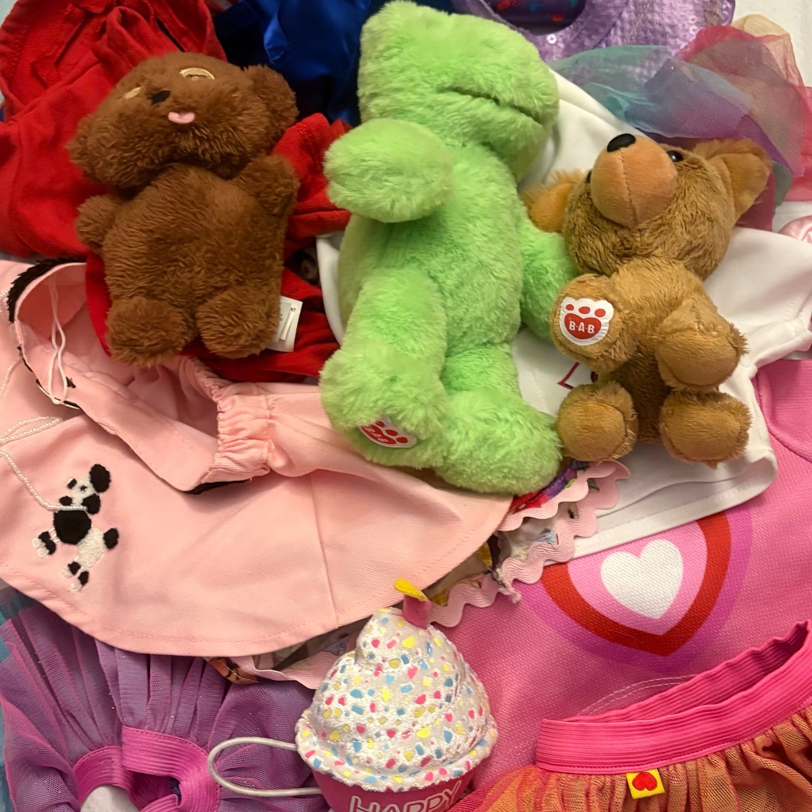 Lot Of  22 Build A Bear Workshop Clothing, BABW