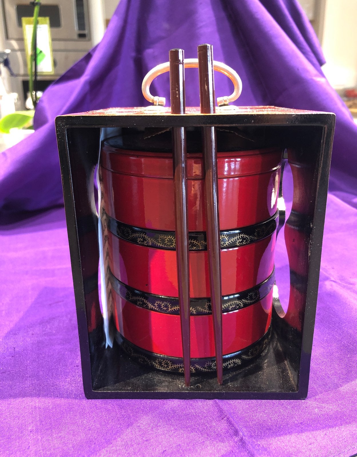 Japanese lacque bento box