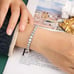 Solid 925 Silver Womens 2ct Diamond Tennis Bracelet 7 Authentic Ladies Jewelry