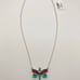 NWT Dragonfly Necklace by Firefly Jewelry - crystals/glass beads, multicolor