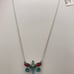 NWT Dragonfly Necklace by Firefly Jewelry - crystals/glass beads, multicolor