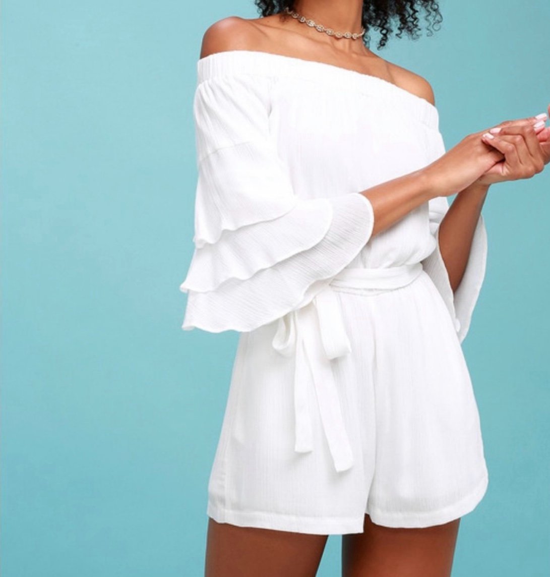 Lulus White Romper