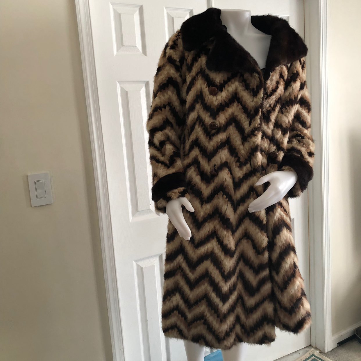 Vintage Mink Fur Coat Medium