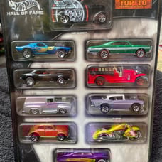 Hot Wheels Hall of Fame 10 Car Tin Set 2003