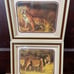 Pair of Vintage Lithographs Lion and Tiger Arthur A Kaplan Co Plate 11 and 12