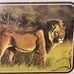 Pair of Vintage Lithographs Lion and Tiger Arthur A Kaplan Co Plate 11 and 12