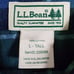 L.L. Bean Men's Flannel Shirt Green Blue Black Plaid Long Sleeve. Size L - Tall