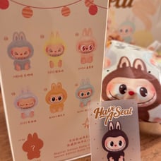Pop Mart Secret DUODUO Labubu Pendant The Monsters Have a Seat Vinyl Plush