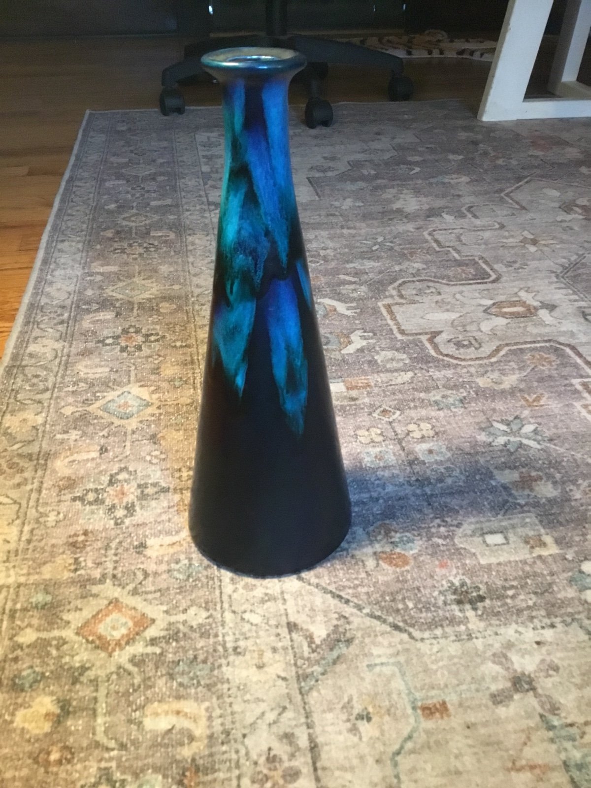 Rupert Blamire Signed Ceramic Trumpet Vase