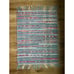 Cottagecore Rag Area Rug - 35 x 32 In - 100% Cotton - Hand Woven Rag Throw Rug