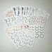 Foiled Half Scallops (49 sheets)