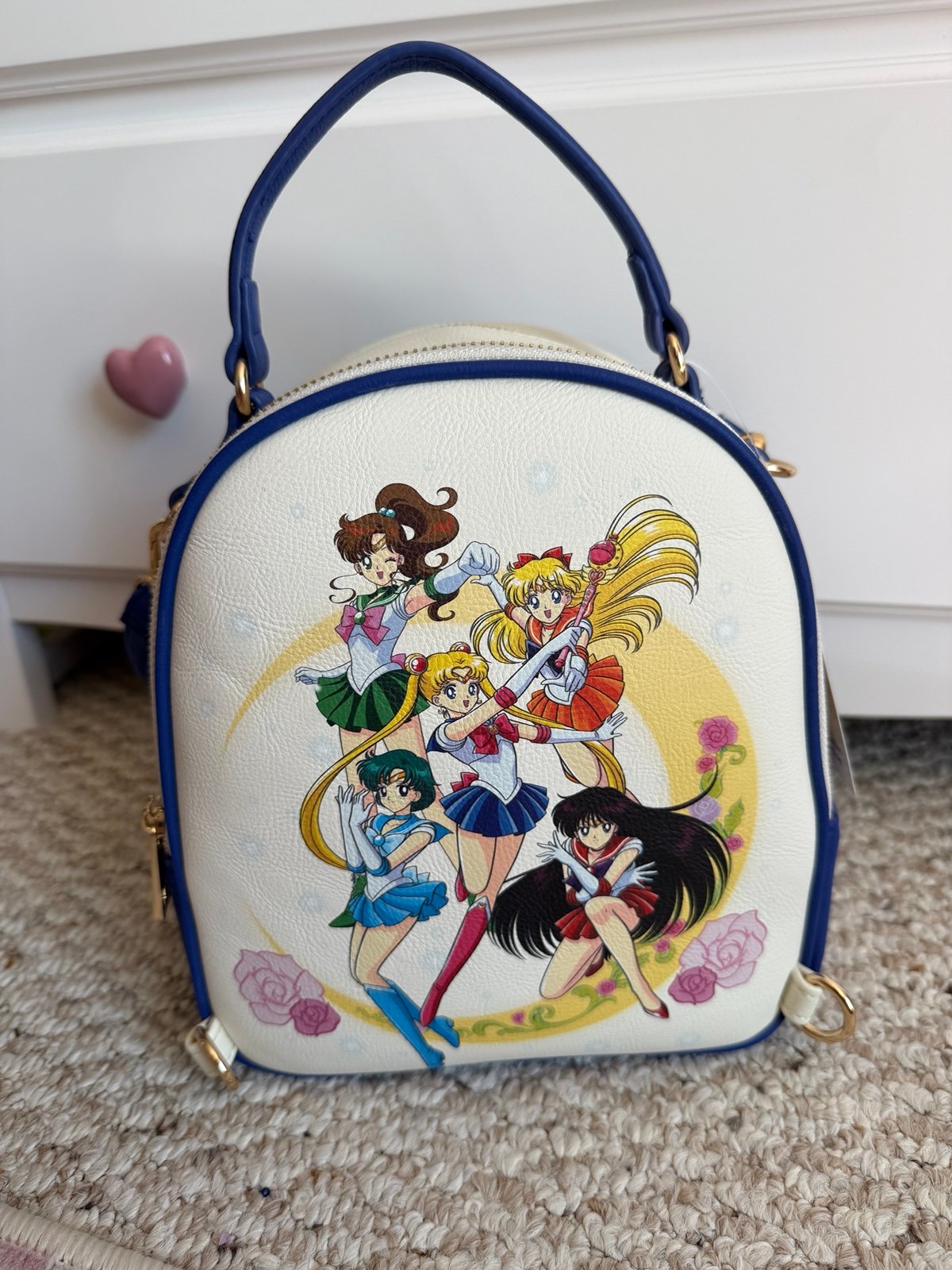 Sailor Moon Mini backpack good evil reversible box lunch exclusive black moon cl