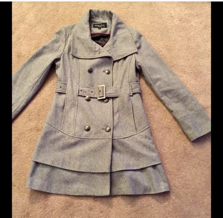 Grey Coat with Belt