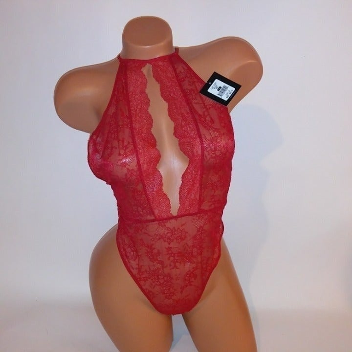 Just Sexy Lingerie Teddy Large Red