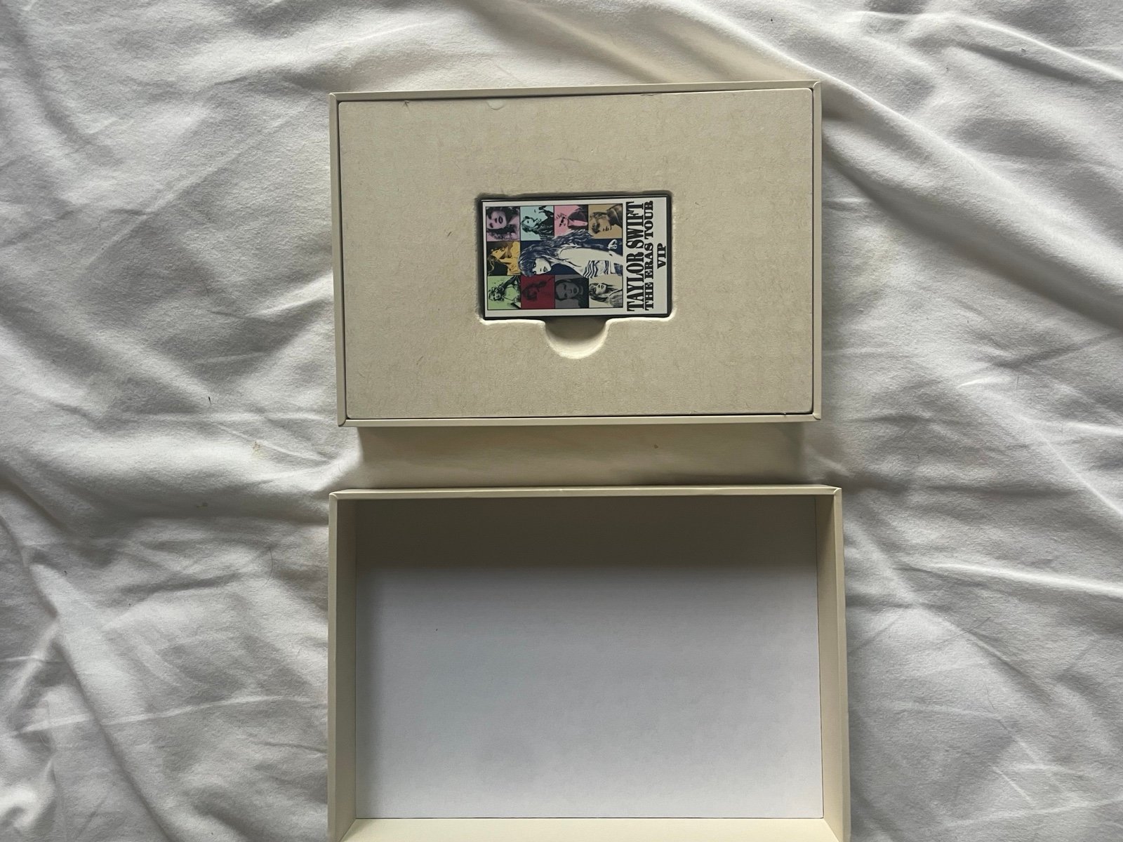 Eras tour pin and postcards