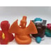 Venusaur Blastoise Charizard evolution set Finger Puppet figures Bandai Pokemon