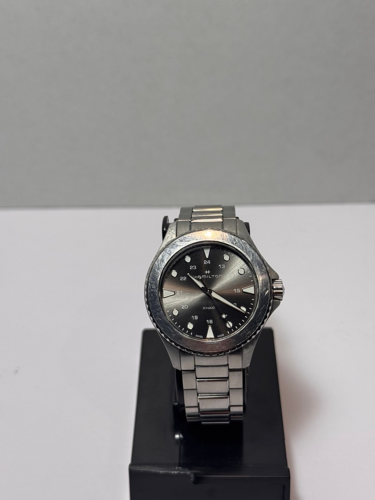 Hamilton Khaki Navy Scuba Stainless 38mm Quartz Men's Wristwatch #WB1075-6