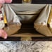 Vintage 1950's Dark Brown Alligator Purse Handbag