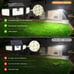 Solar Lights Outdoor Quick Charge Solar Motion Deck Lights