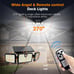 Solar Lights Outdoor Quick Charge Solar Motion Deck Lights