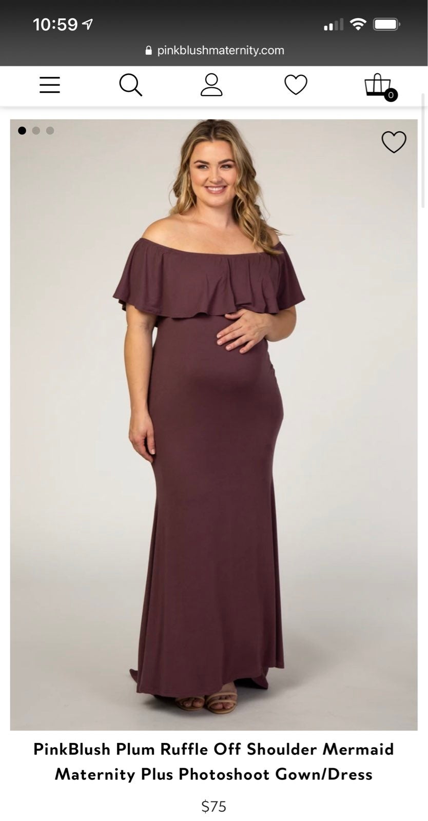 Pinkblush Maternity Dress
