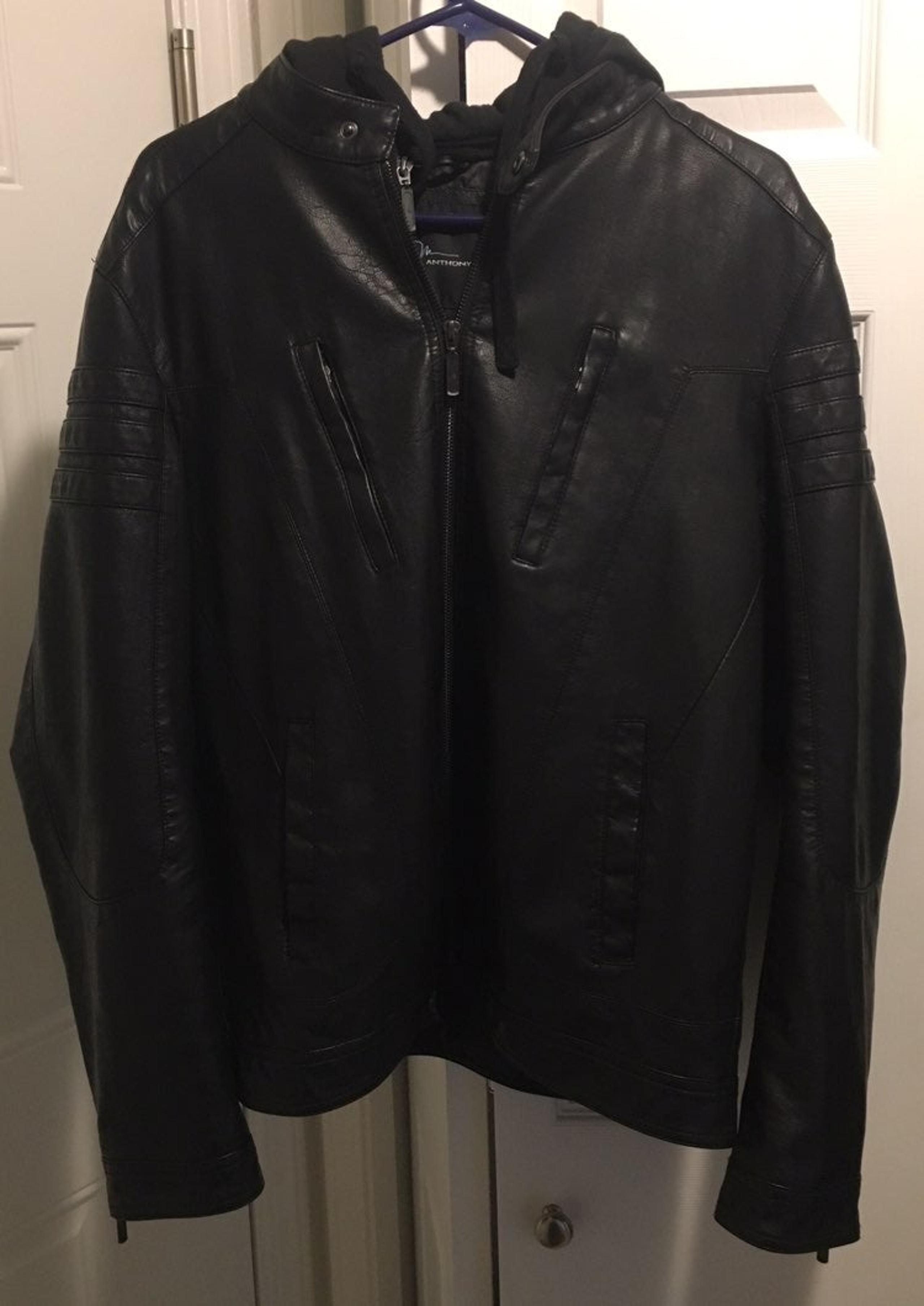Mens Marc Anthony Leather Jacket
