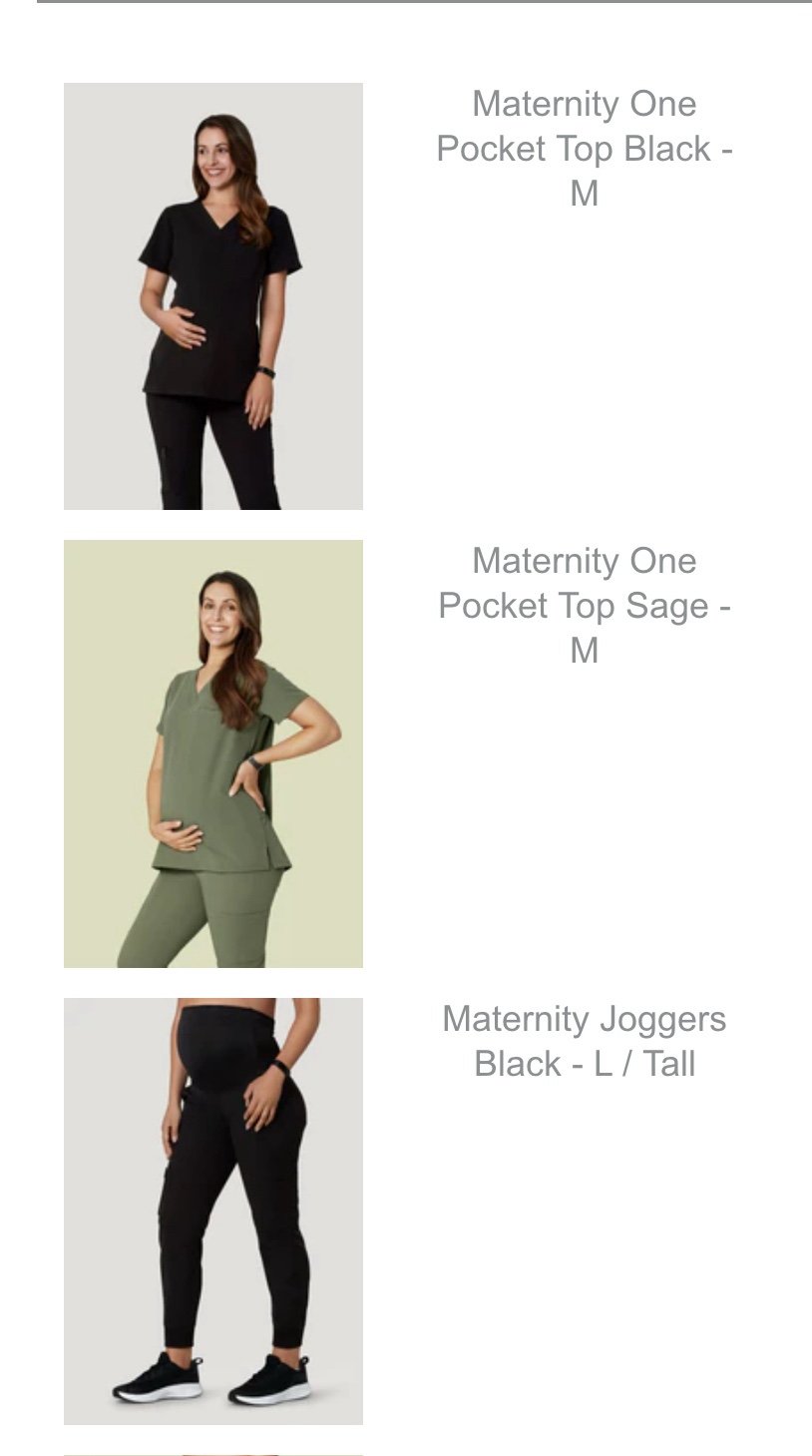 Mandala maternity scrub lot