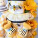 Bees Diaper Cake, Bumblebee Baby Shower