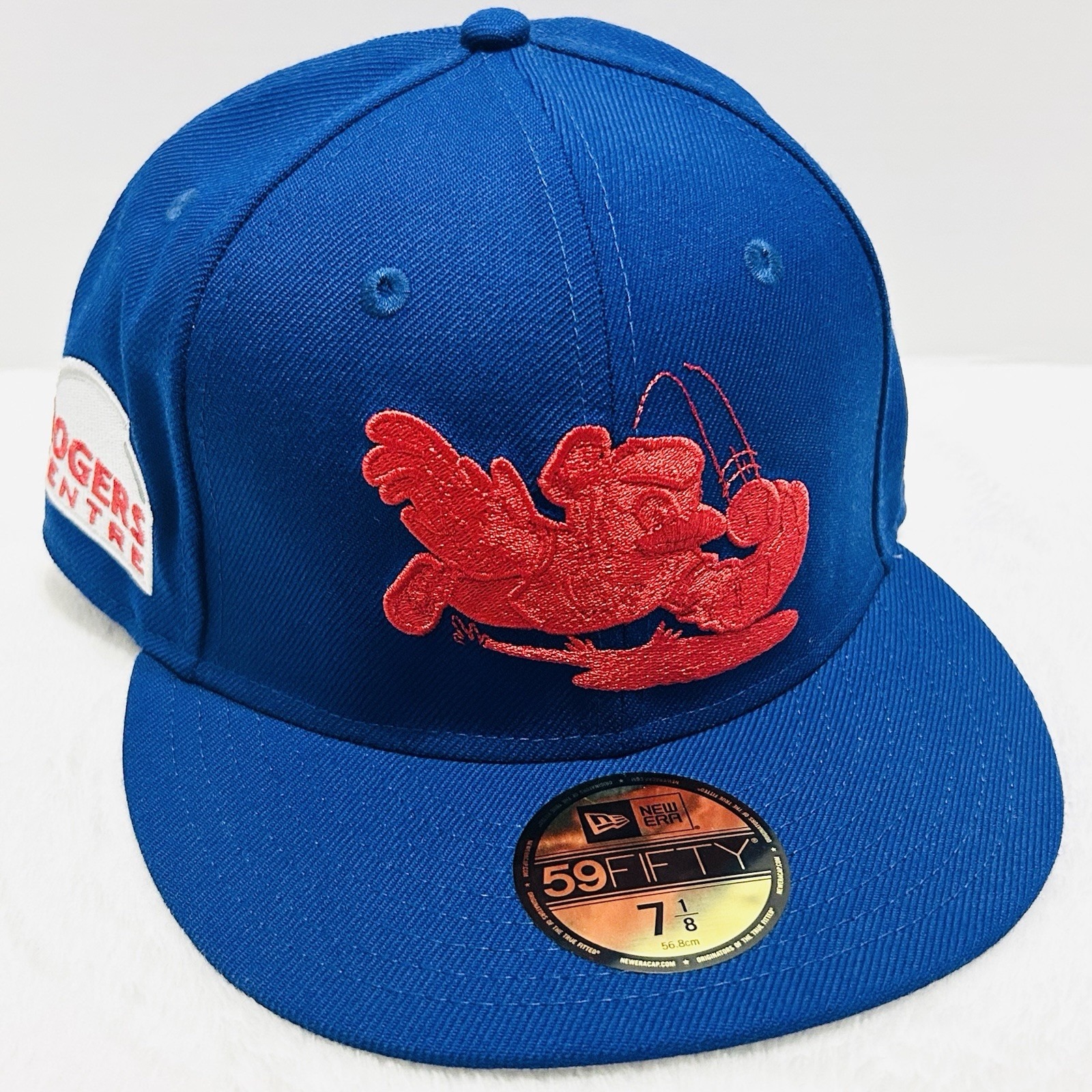 New Era Toronto Blue Jays Shadow Rogers Centre 59FIFTY Fitted Hat Cap 7 1/8 Blue