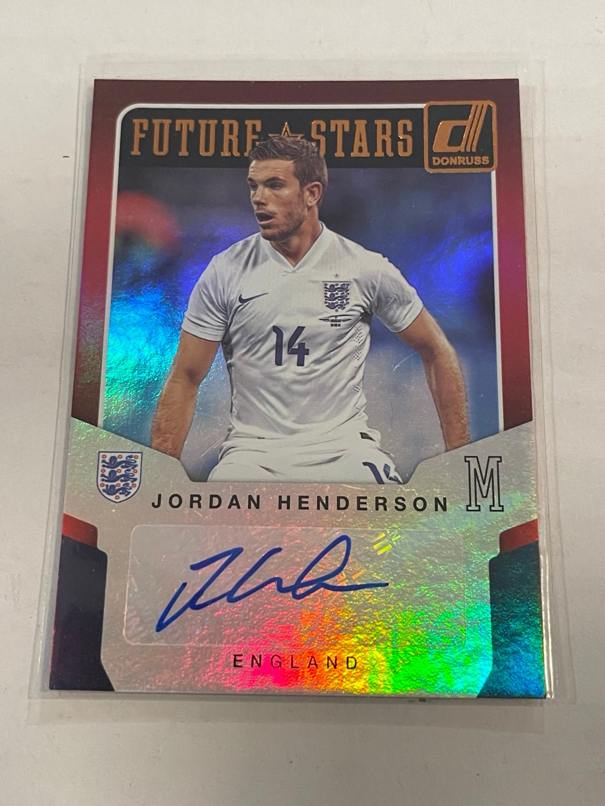 2015 Panini Donruss Future Stars Jordan Henderson RC Auto