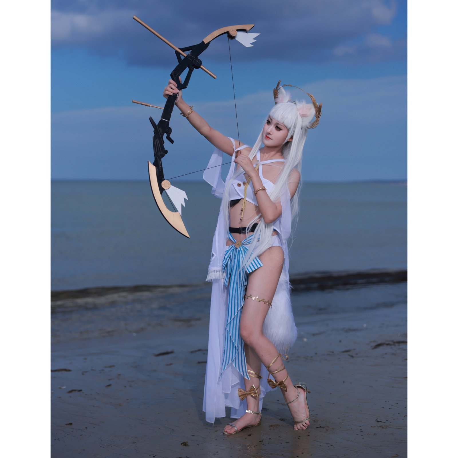 Arknights Platinum Cosplay Swimsuit version