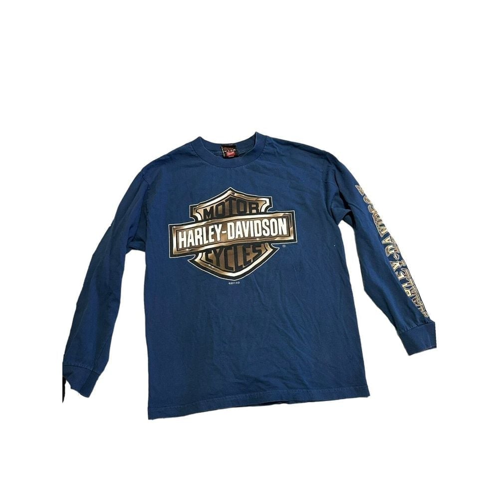 2011 Harley Davidson Long Sleeve Tee South Dakota Size Medium Bravado