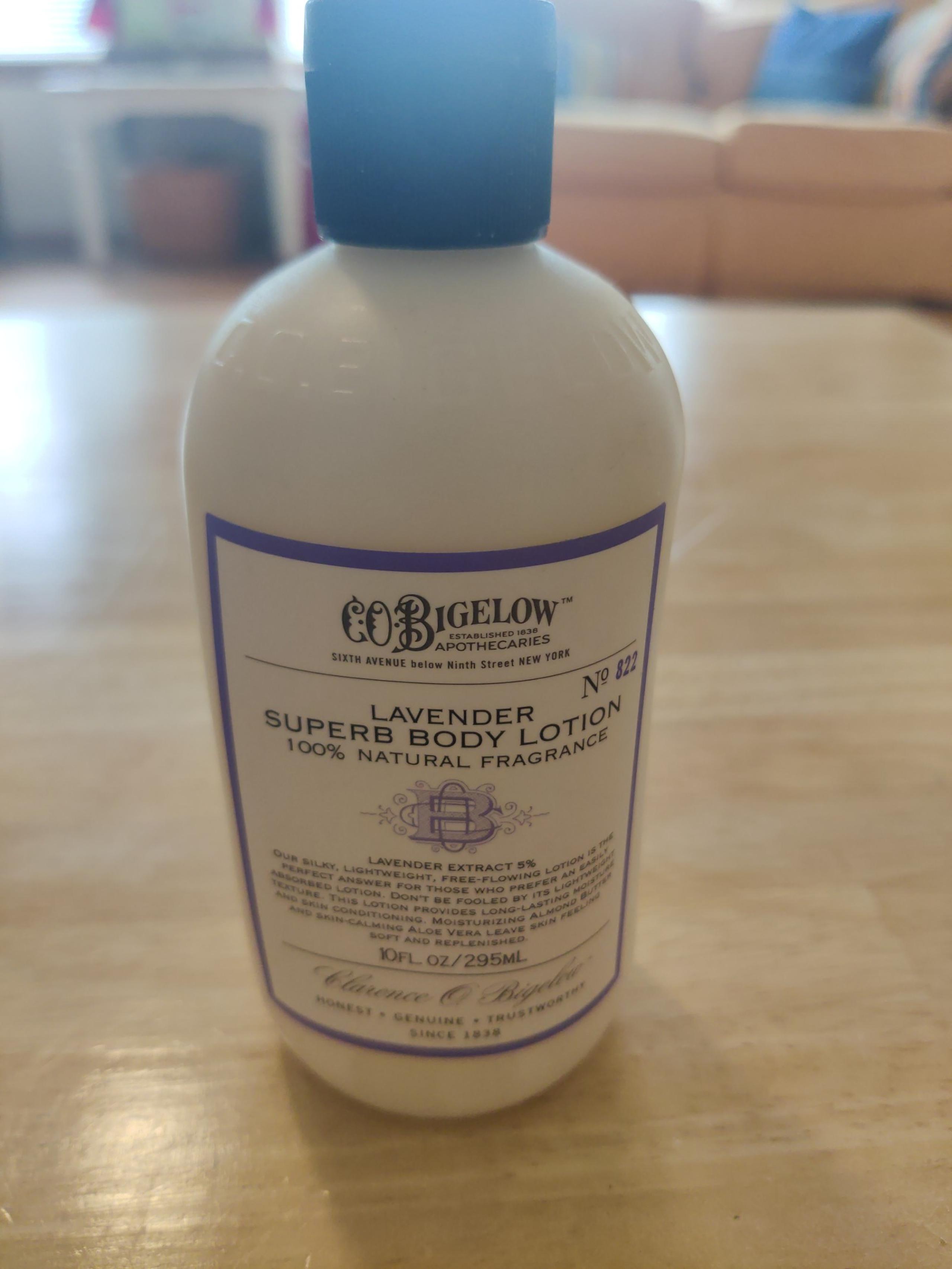 Co Bigelow Lavender Superb body lotion