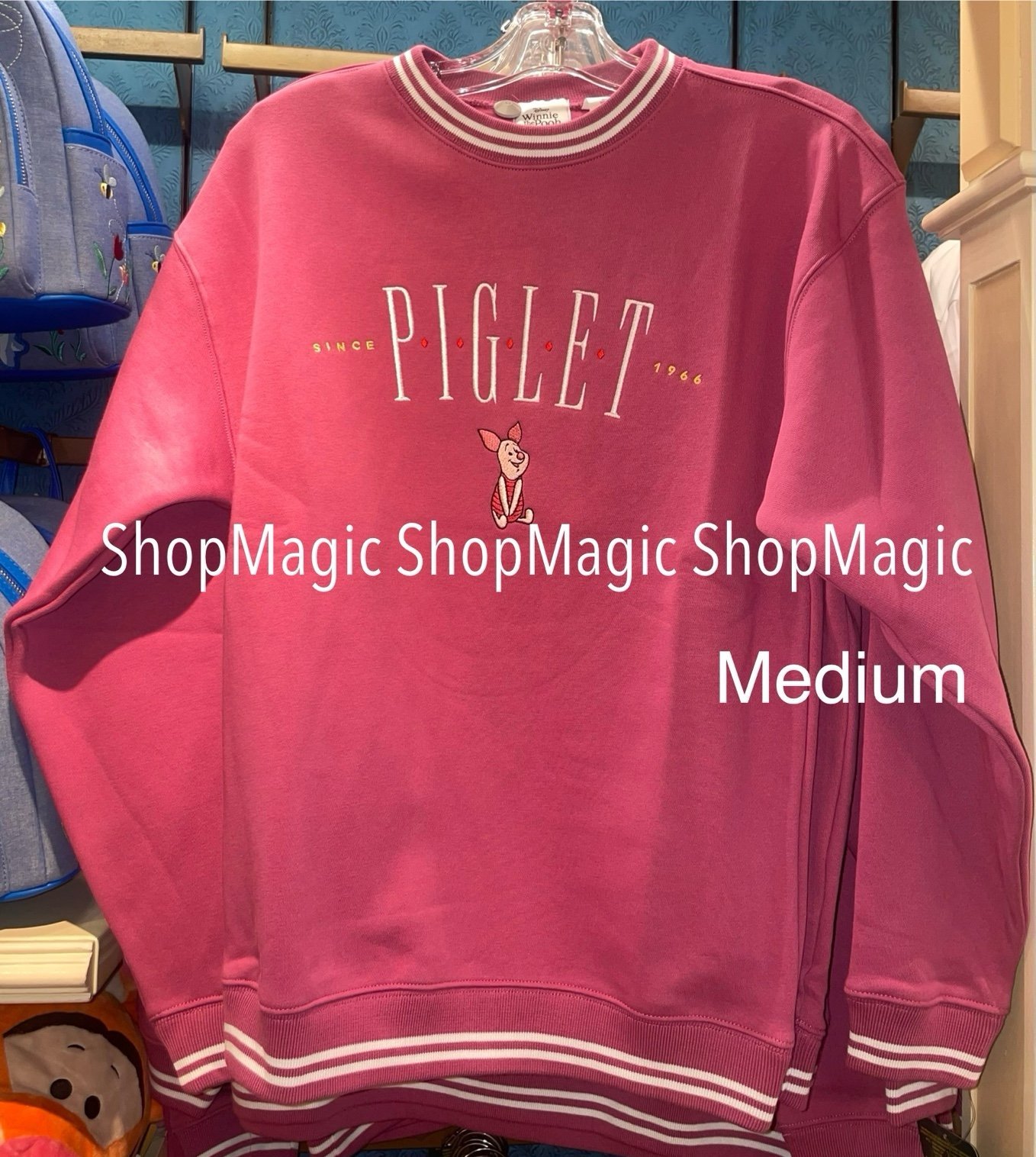 Disney Piglet Pink Pullover Sweatshirt