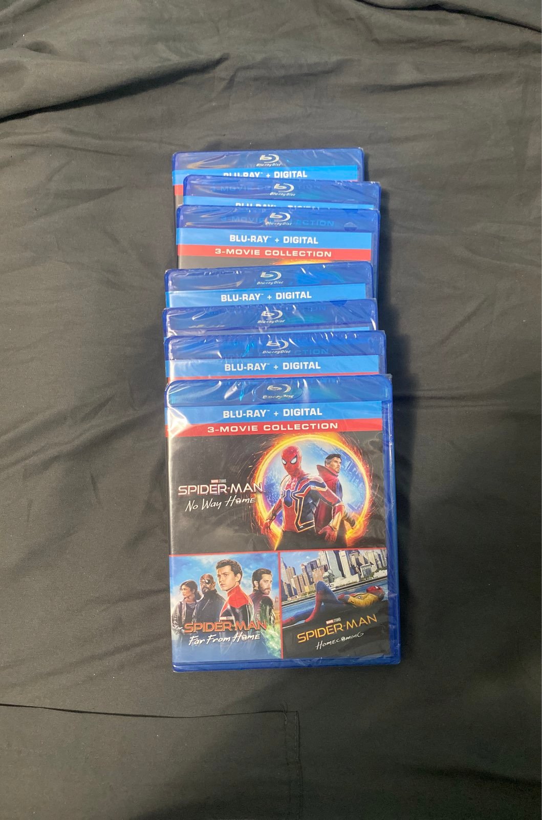 7 Spiderman No Way Home - 3 Movie Collection Blu-Ray & Digital