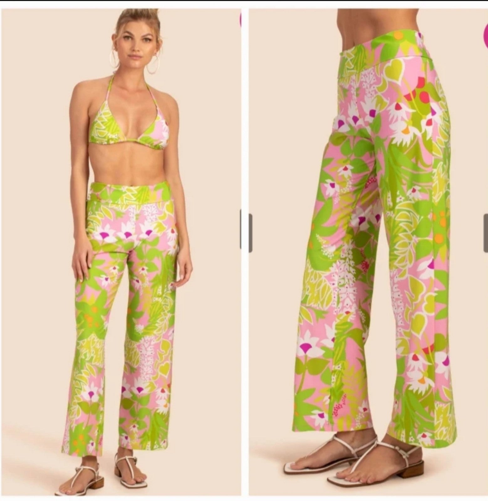 SMALL Trina Turk LA PALMA SWIM PANT