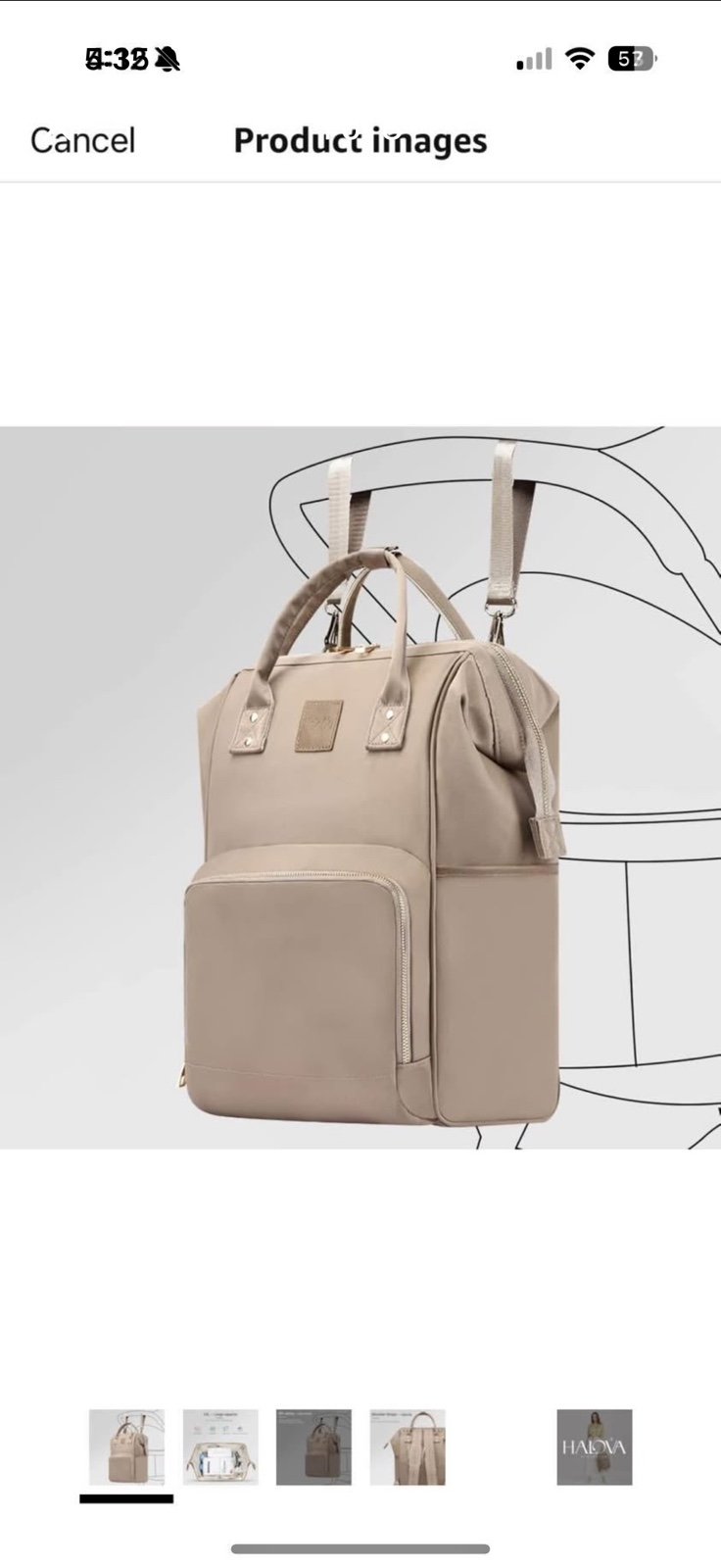 HaloVa Diaper Bag